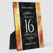 第エレガント16回ゴールデン・トパ結婚ズ記念日 フォトプラーク (側面)