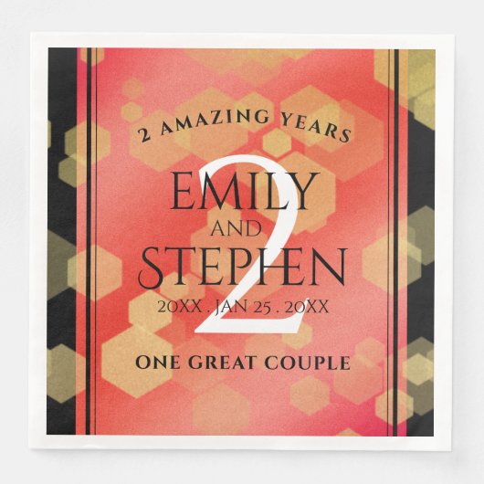 第エレガント2回ガーネ結婚の記念日お祝い (正面)