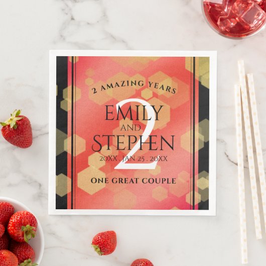 第エレガント2回ガーネ結婚の記念日お祝い (インサイチュ)