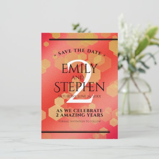 第エレガント2回ガーネ結婚ー記念日 セーブザデート (スタンド正面)