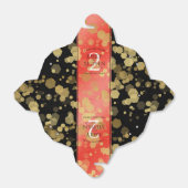 第エレガント2回ガーネ結婚ー記念日 フェイバーボックス (折り畳みなし)