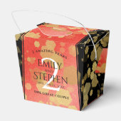 第エレガント2回ガーネ結婚ー記念日 フェイバーボックス (裏面サイド)