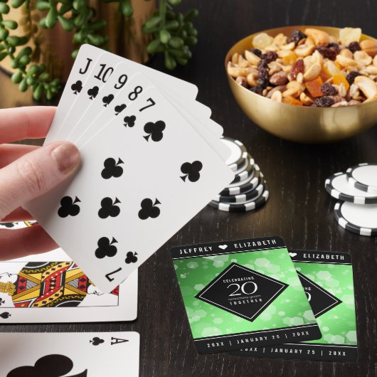 第エレガント20回エメ結婚ラルド記念日 トランプ (インサイチュ)