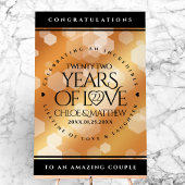 第エレガント22回銅結婚記念日 アクリルサイン