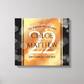 第エレガント22回銅結婚記念日 キャンバスプリント (正面)