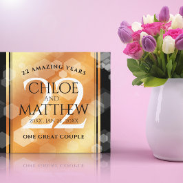 第エレガント22回銅結婚記念日 キャンバスプリント