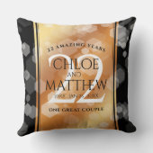 第エレガント22回銅結婚記念日 クッション (裏面)