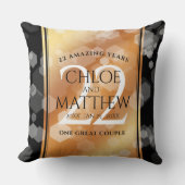 第エレガント22回銅結婚記念日 クッション (正面)