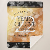 第エレガント22回銅結婚記念日 シェルパブランケット (正面)