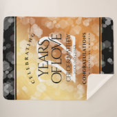 第エレガント22回銅結婚記念日 シェルパブランケット (正面(横))