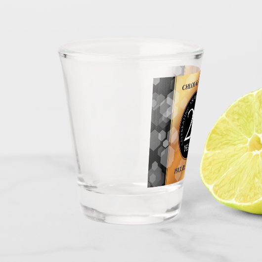 第エレガント22回銅結婚記念日 ショットグラス (左)