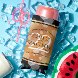 第エレガント22回銅結婚記念日 スリム缶クーラー