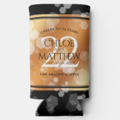 第エレガント22回銅結婚記念日 スリム缶クーラー (裏面)