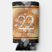 第エレガント22回銅結婚記念日 スリム缶クーラー (正面)