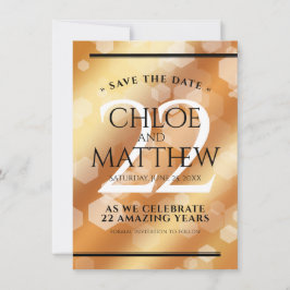 第エレガント22回銅結婚記念日 セーブザデート