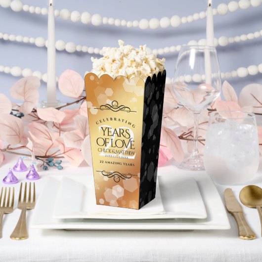 第エレガント22回銅結婚記念日 フェイバーボックス (ウェディング)