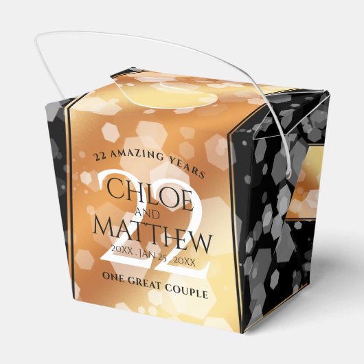 第エレガント22回銅結婚記念日 フェイバーボックス (裏面サイド)