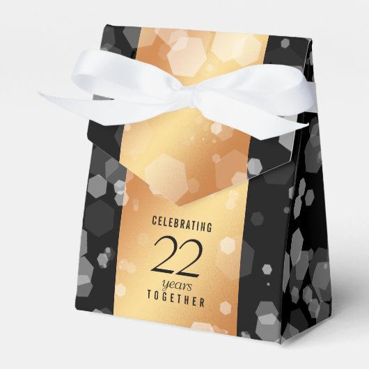 第エレガント22回銅結婚記念日 フェイバーボックス (正面サイド)