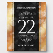 第エレガント22回銅結婚記念日 フォトプラーク (正面)