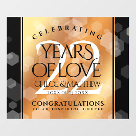 第エレガント22回銅結婚記念日 フロアシール