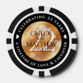第エレガント22回銅結婚記念日 ポーカーチップ (正面)