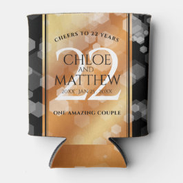 第エレガント22回銅結婚記念日 缶クーラー