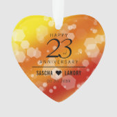 第エレガント23回トパ結婚ズ記念日 オーナメント (正面)