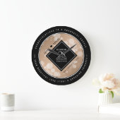 第エレガント28回リ結婚ネン記念お祝い ラージ壁時計 (ホーム)