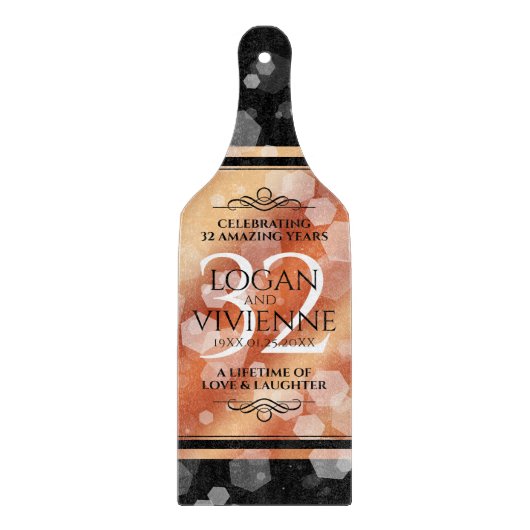 第エレガント32回結婚青銅 カッティングボード (正面)