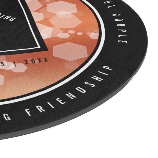 第エレガント32回結婚青銅 カッティングボード (角)