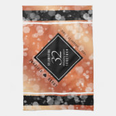 第エレガント32回結婚青銅 キッチンタオル (縦)