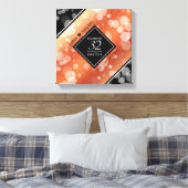 第エレガント32回結婚青銅 キャンバスプリント (インサイチュ (寝室))