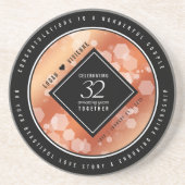 第エレガント32回結婚青銅 コースター (正面)