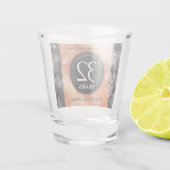 第エレガント32回結婚青銅 ショットグラス (裏面)