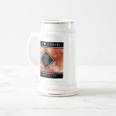 第エレガント32回結婚青銅 ビールジョッキ (正面左)