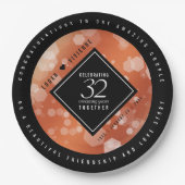 第エレガント32回結婚青銅 ペーパープレート (正面)