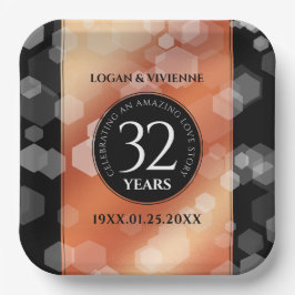 第エレガント32回結婚青銅 ペーパープレート