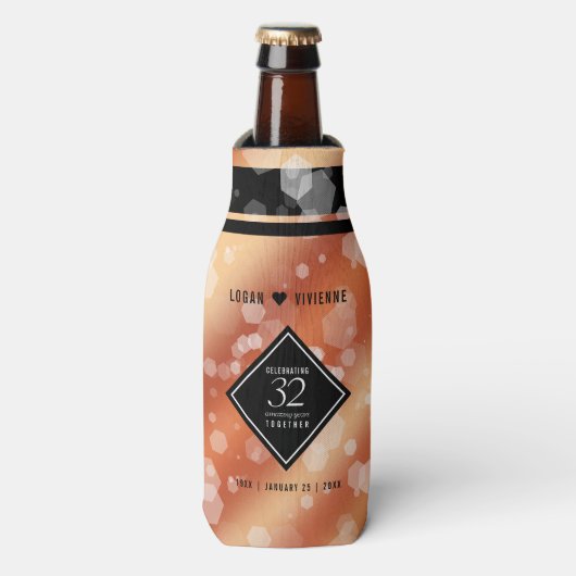 第エレガント32回結婚青銅 ボトルクーラー (ボトル正面)