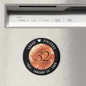 第エレガント32回結婚青銅 マグネット (インサイチュ (食洗機))