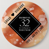 第エレガント32回結婚青銅 缶バッジ (正面)