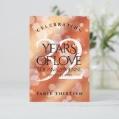 第エレガント32期青銅結婚記念日テーブルカード サンキューカード (スタンド正面)