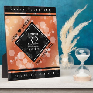 第エレガント32期青銅結婚記念額 フォトプラーク