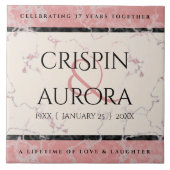 第エレガント37回アラバス結婚ター記念日 タイル (正面)