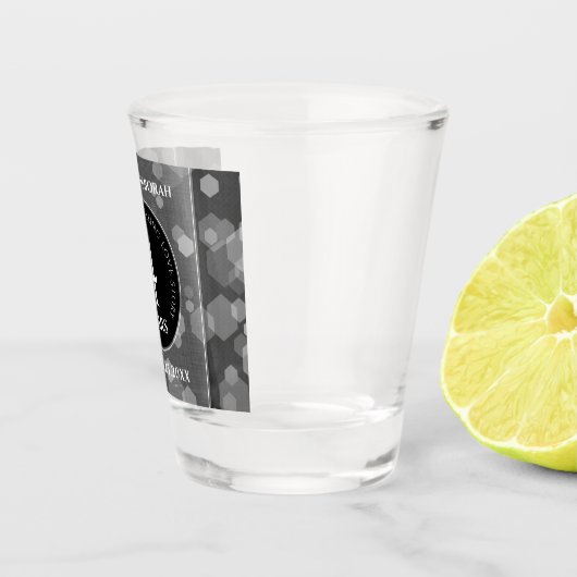 第エレガント4回リネン結婚ズ記念お祝い ショットグラス (右)