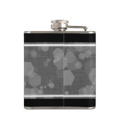 第エレガント4回リネン結婚ズ記念お祝い フラスク (裏面)