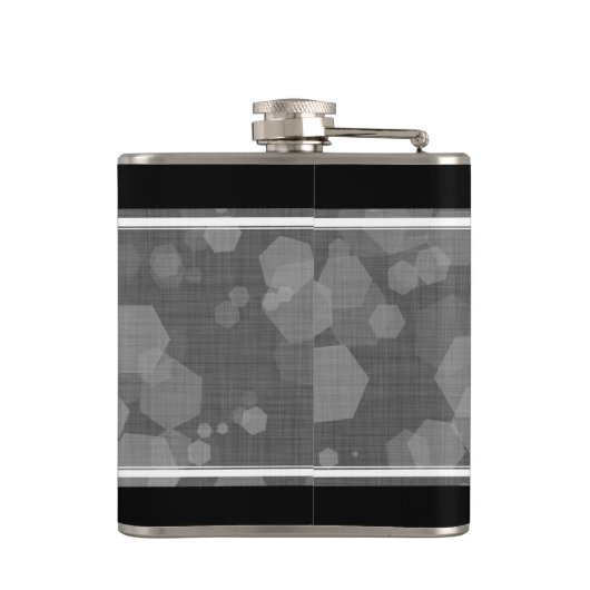 第エレガント4回リネン結婚ズ記念お祝い フラスク (裏面)