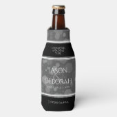 第エレガント4回リネン結婚ズ記念お祝い ボトルクーラー (ボトル正面)