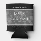 第エレガント4回リネン結婚ズ記念お祝い 缶クーラー (裏面)