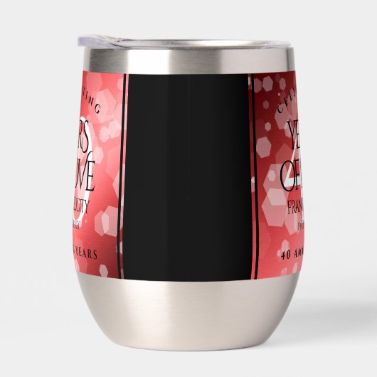 第エレガント40回Rubyの結婚記念日お祝い (右面)