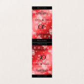 第エレガント40回Rubyの結婚記念日お祝い (外部フラット)